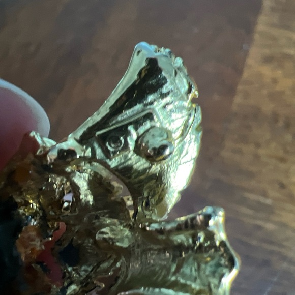 VTG FABULOUS J J JONETTE "FRUIT-SALAD" RS HOLIDAY CHRISTMAS TREE BROOCH PIN - Picture 5 of 5